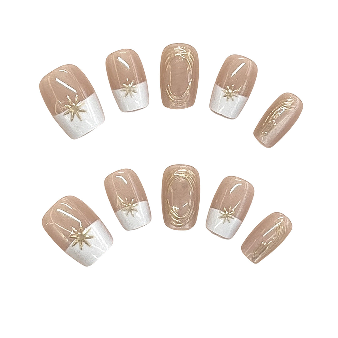 Elegant Press-On Nail Set Stornfield