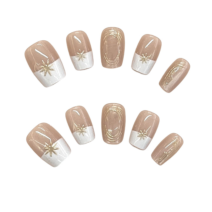 Elegant Press-On Nail Set Stornfield