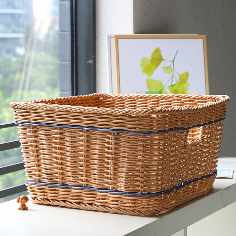 Unisex Practical Storage Basket with Ergonomic Handles Stornfield