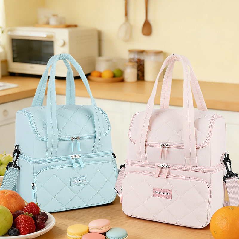 Insulated Multi-Compartment Lunch Cooler Bag