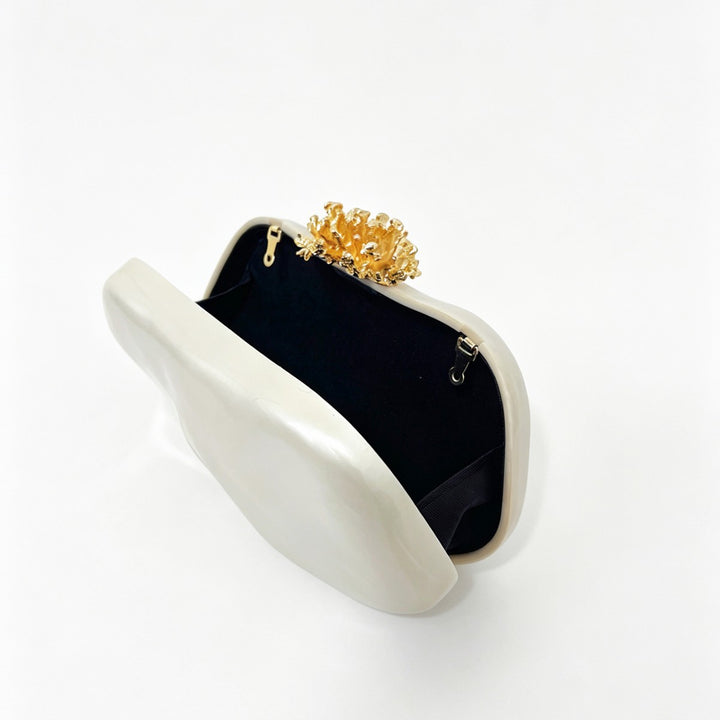 Sculpted Clutch Bag