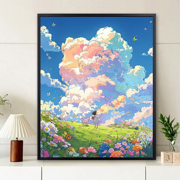 Dreamy Landscape Illustration Canvas Art Stornfield