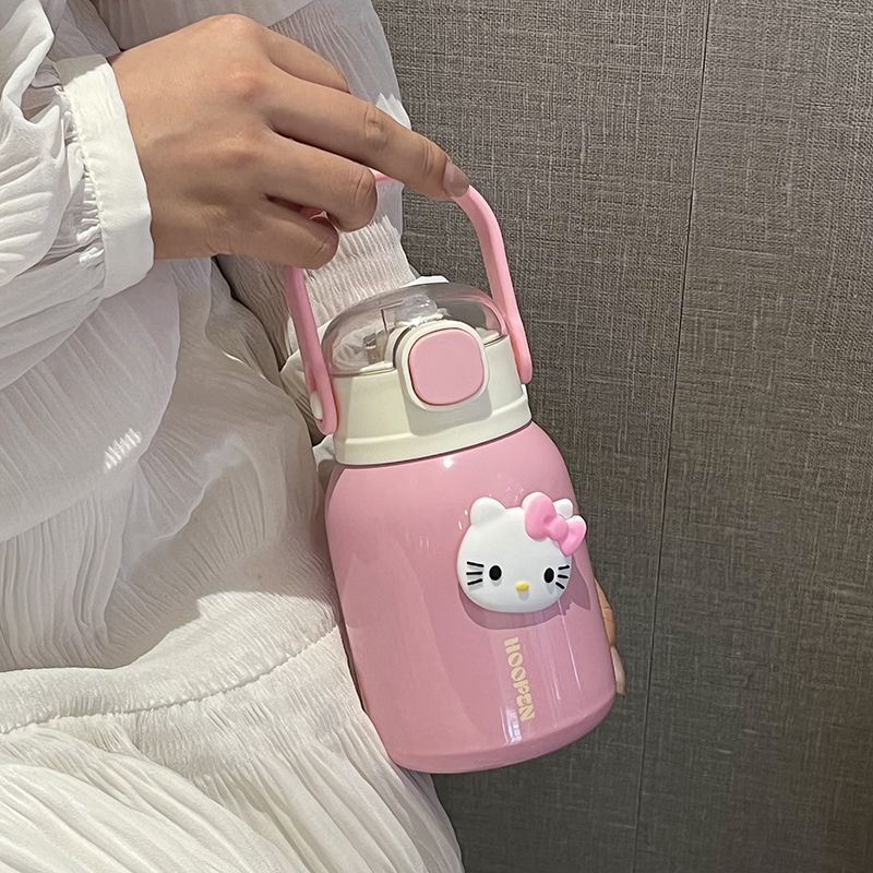 Women's insulated drinking container with practical carrying handle and cute design Stornfield