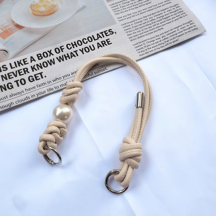 Elegant Knotted Leather Keychain Holder Stornfield