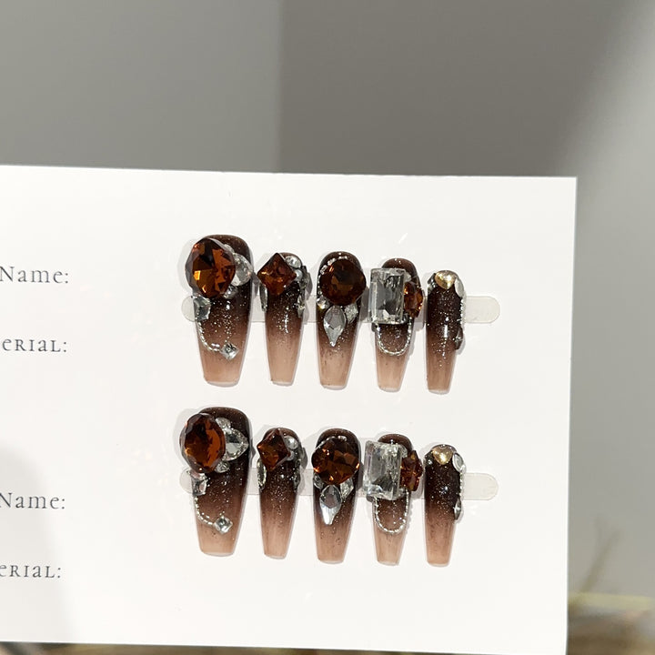 Decorative Press-On Nail Art Set