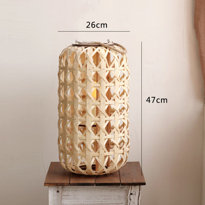 Handcrafted lantern in natural design Stornfield