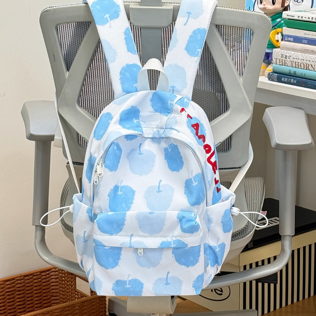 Playful Apple-Patterned Backpack Stornfield
