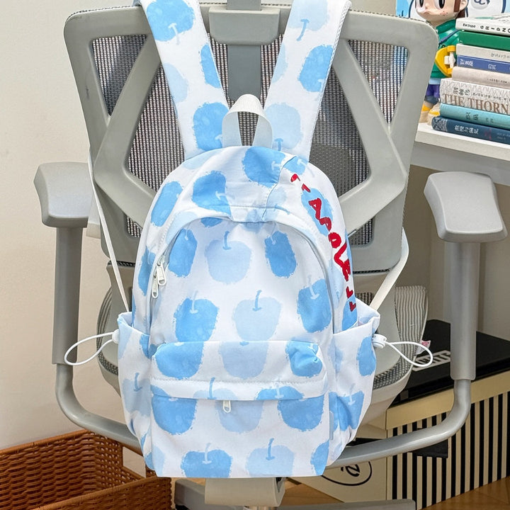 Playful Apple-Patterned Backpack Stornfield
