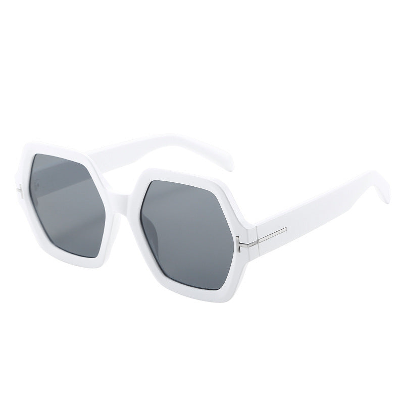 Stylish Oversized Hexagonal Sunglasses Stornfield