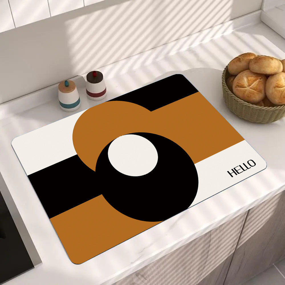 Cute Cartoon Food-Themed Kitchen Mat Stornfield