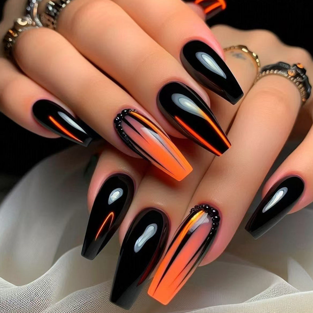 Stylish Ombre Press-On Nails Stornfield