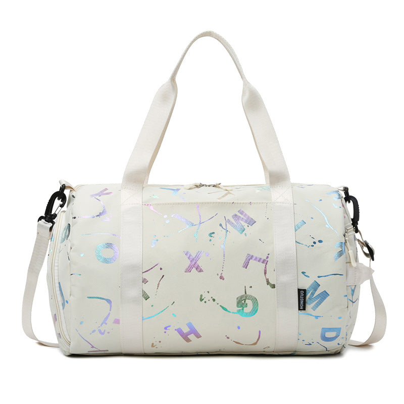 Stylish Letter Print Sports Duffel