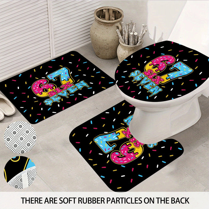 Colorful Dessert-Themed Bathroom Set Stornfield
