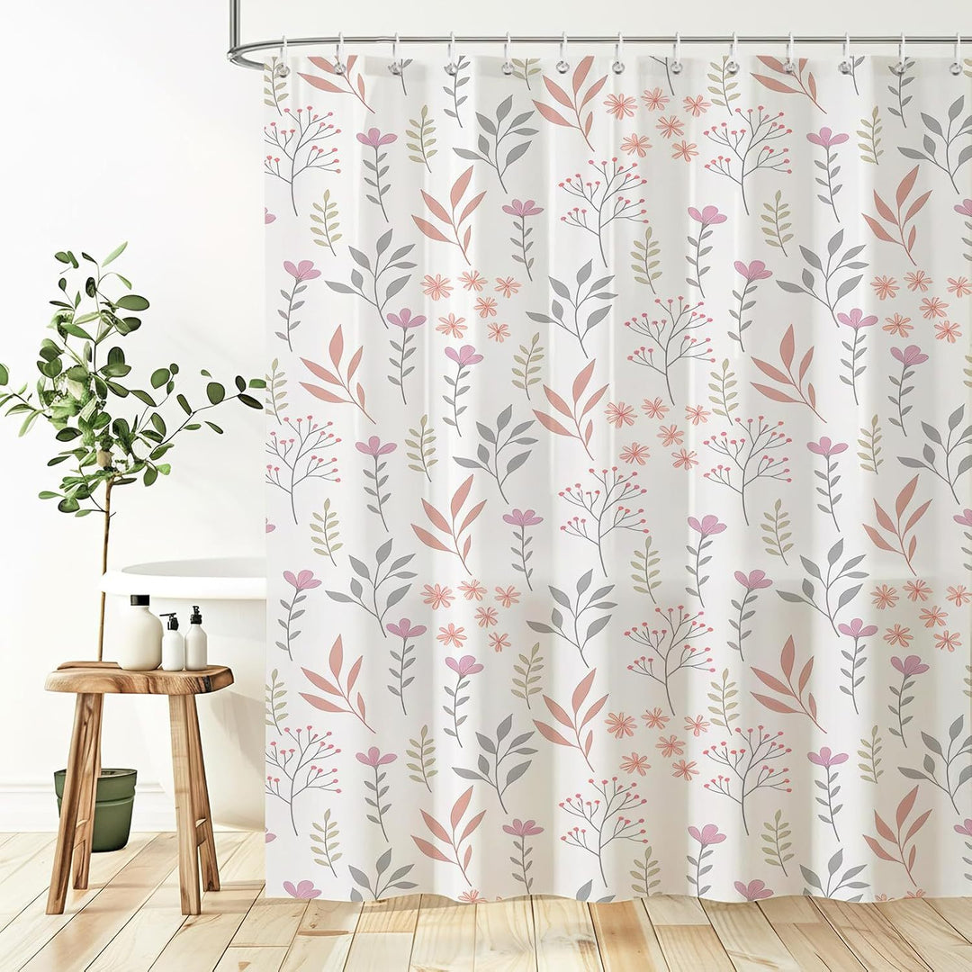 Floral Print Shower Curtain Stornfield
