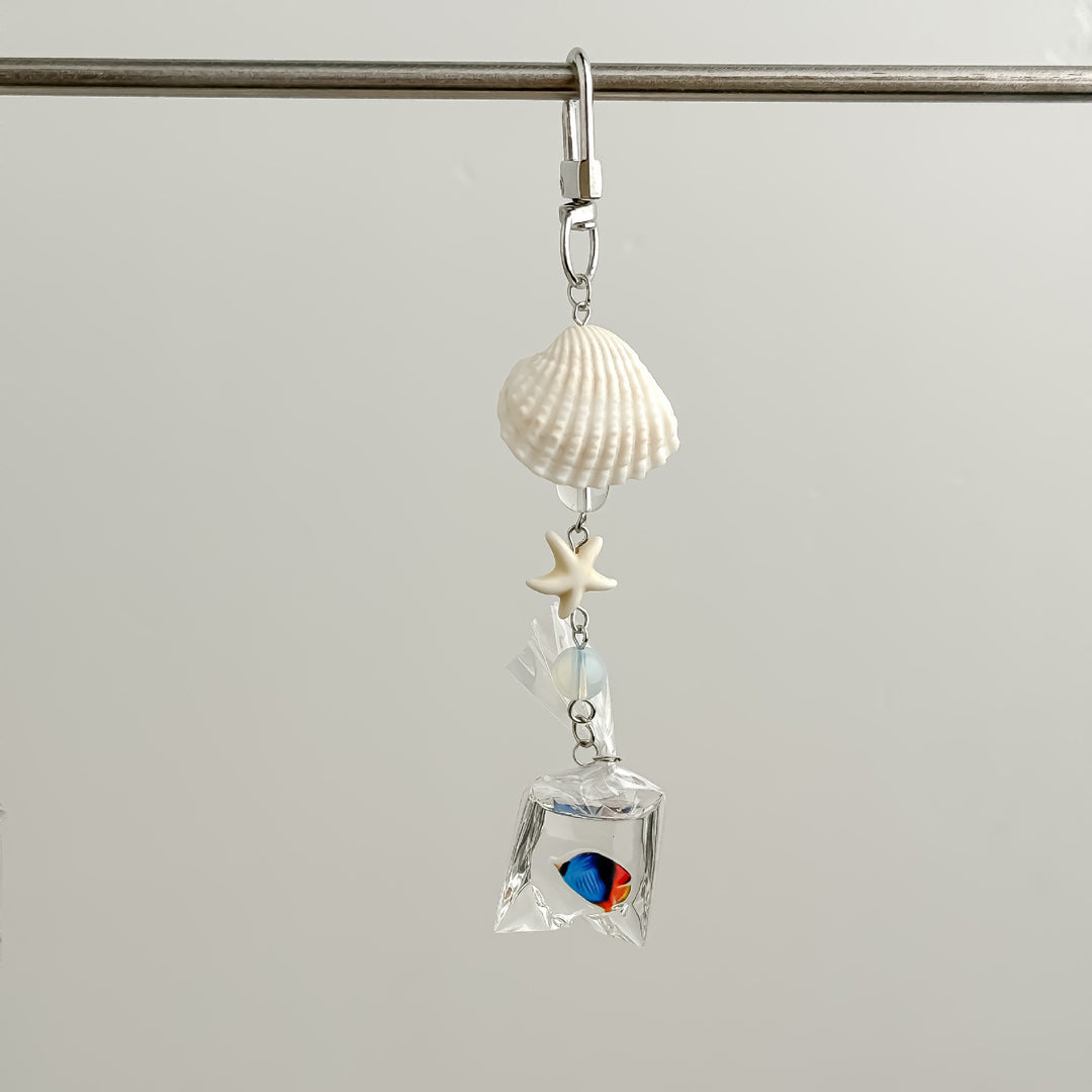 Decorative Sea-Inspired Charm Keychain Stornfield