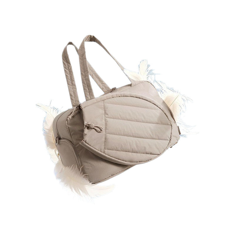 Sporty tennis bag with separate shoe and racket compartment Stornfield
