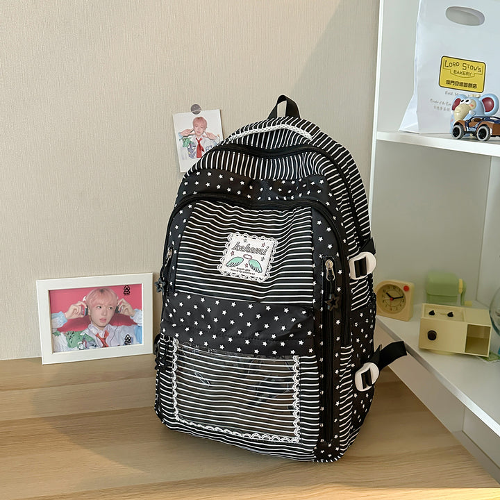 Cute Star-Patterned School Backpack Stornfield