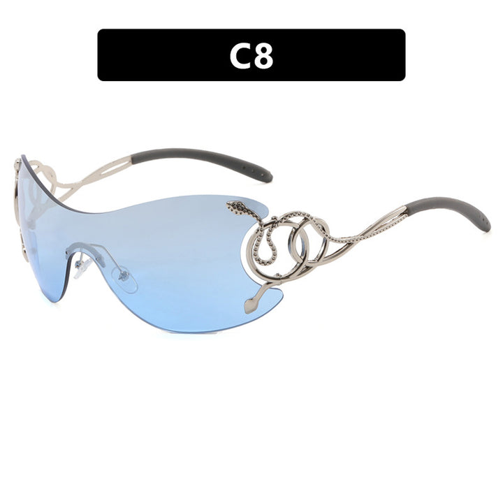 Women’s futuristic sunglasses with playful design Stornfield