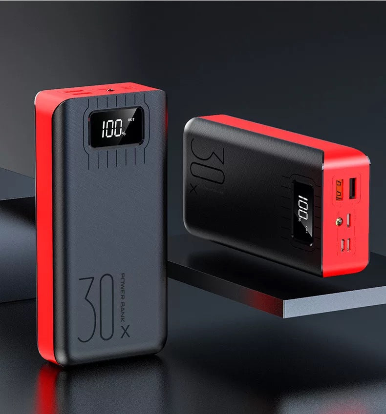 High-performance power bank with intelligent LCD display and two USB ports Stornfield