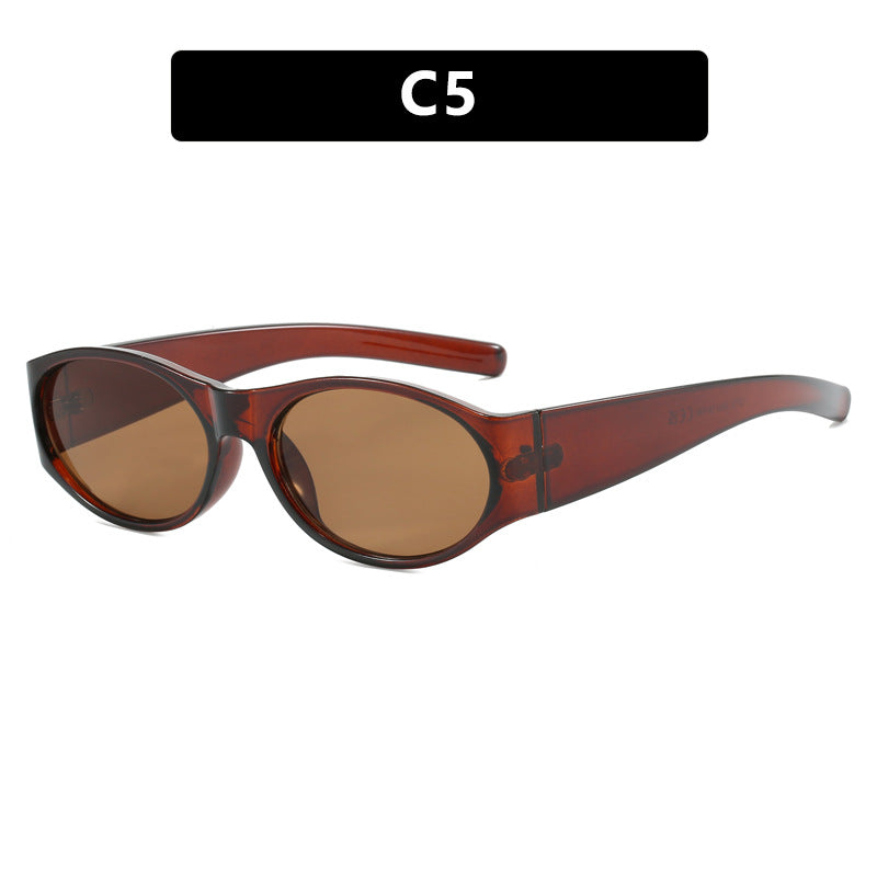 Women's fashionable sunglasses with elegant, oval design and UV protection Stornfield