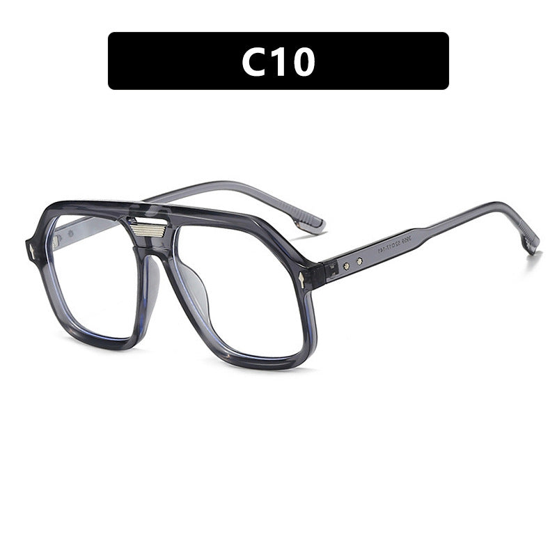 Women's oversized sunglasses with polygonal frame and UV protection Stornfield