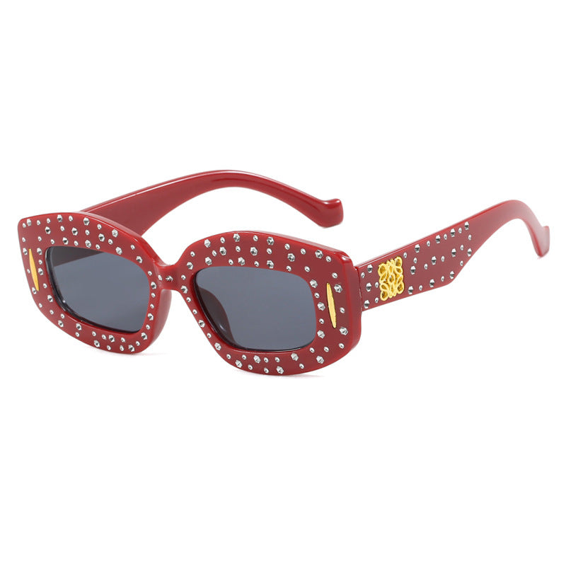 Women's fashionable sunglasses with glamorous rhinestone embellishment Stornfield