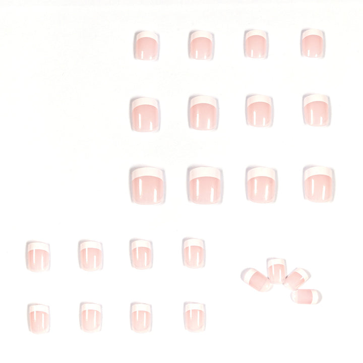 Artificial nails in French Tip design Stornfield
