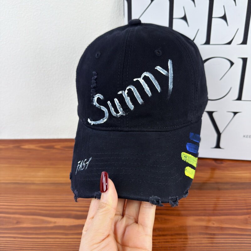 Women's Distressed Graphic Sun Cap Stornfield