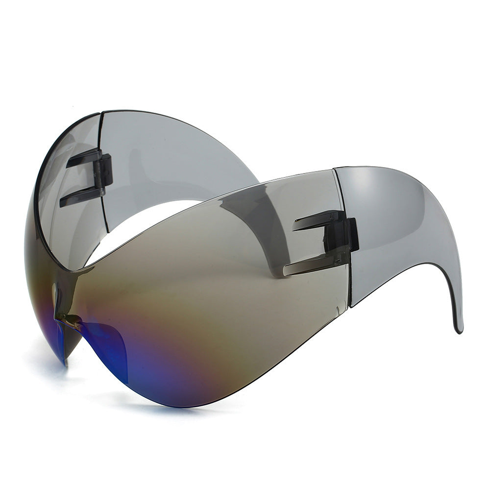 Oversized Futuristic Shield Sunglasses Stornfield