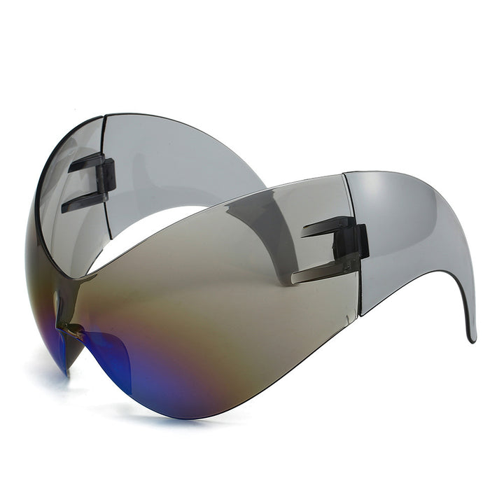 Oversized Futuristic Shield Sunglasses Stornfield