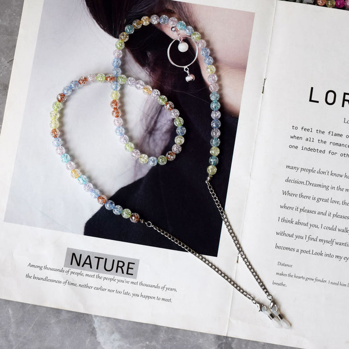 Colorful Textured Beaded Eyewear Chain Stornfield