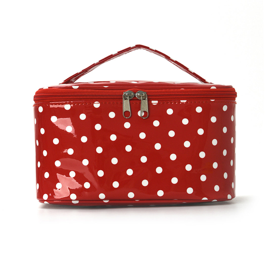 Cosmetic organizer with carry handle and water-repellent coating Stornfield