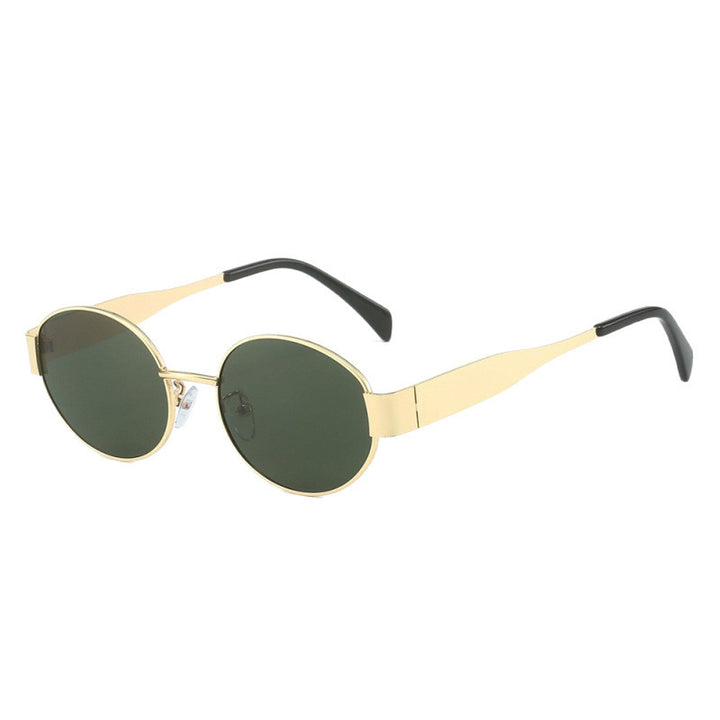 Ladies fashionable sunglasses with elegant metal frame Stornfield