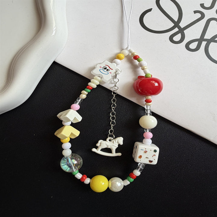 Playful Beaded Charm Necklace Stornfield 1790135677