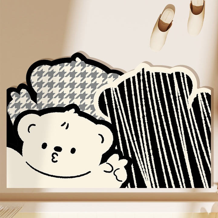 Cute Cartoon Bunny Decorative Doormat Stornfield
