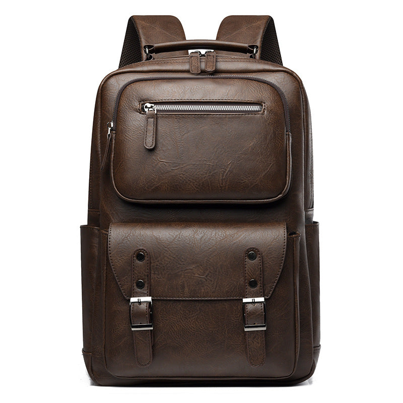 Stylish Multi-Purpose Leather Backpack Stornfield
