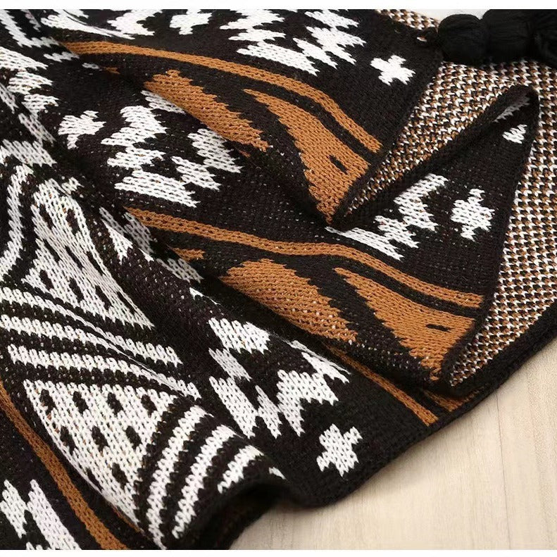 Cozy Knit Throw Blanket