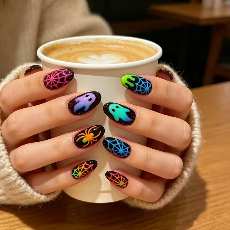 Halloween-Themed Nail Art Set Stornfield