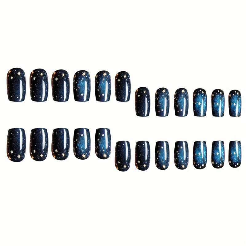 Celestial Starry Night Press-On Nail Set Stornfield