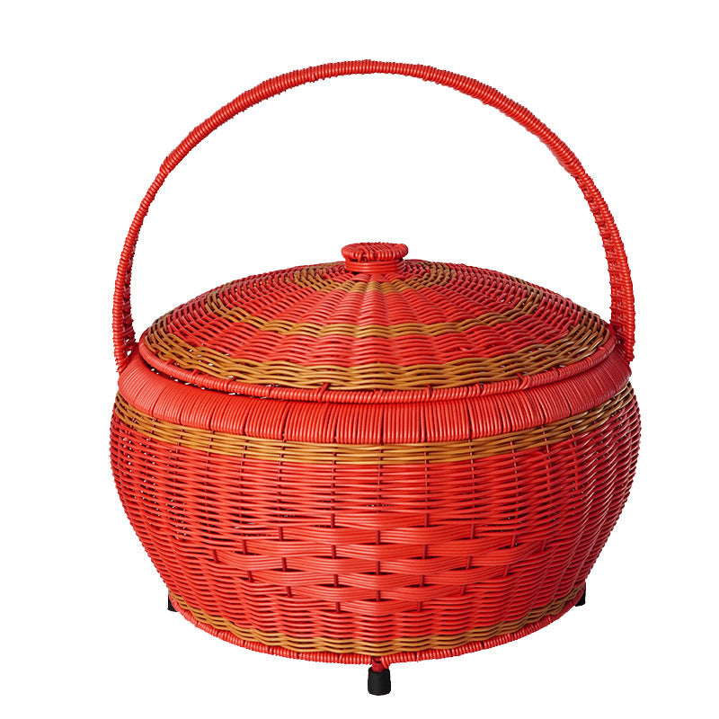 Versatile Woven Picnic Storage Basket Stornfield