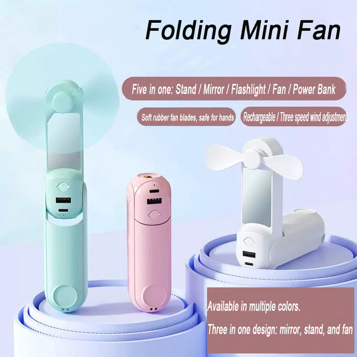 Women Portable USB Fan with Flexible Mount Stornfield