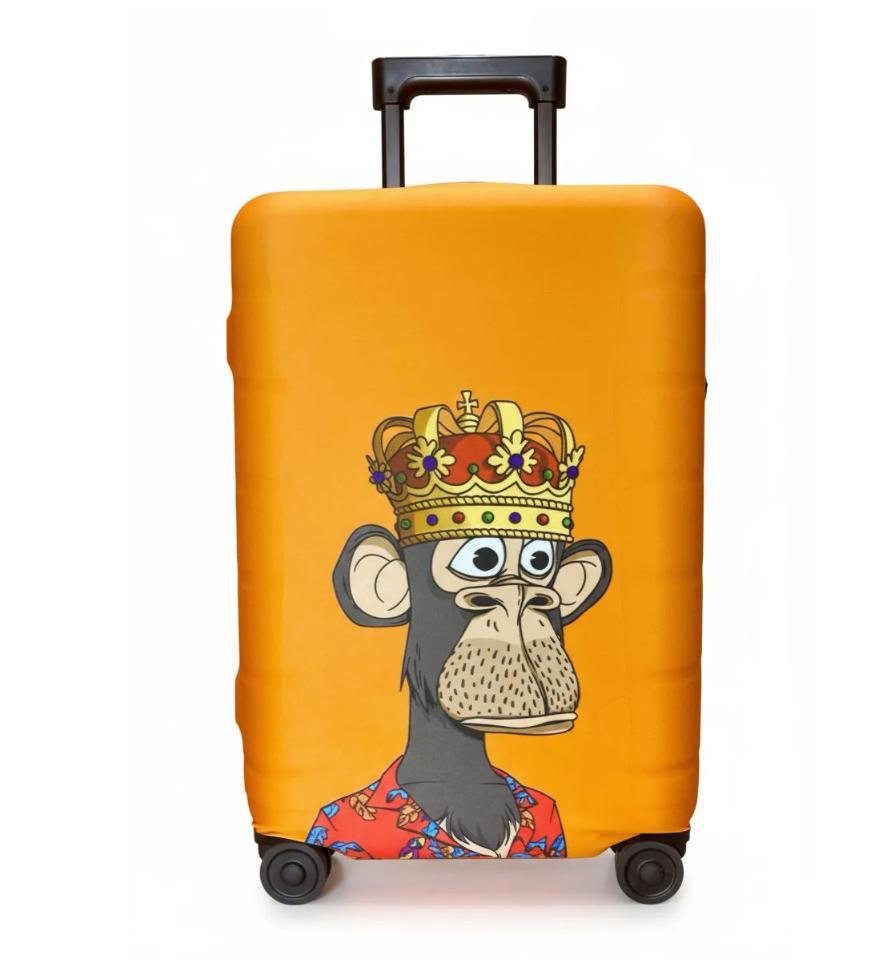 Unisex nan elastic suitcase cover with 3D dog design for trolley, stretchy and scratch-resistant Stornfield
