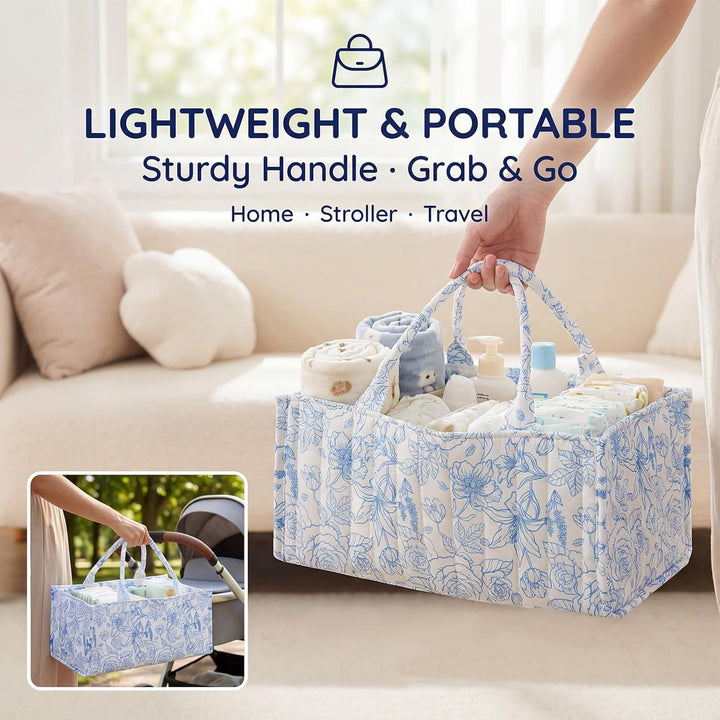 Versatile storage basket with compartments and charming animal motif Stornfield