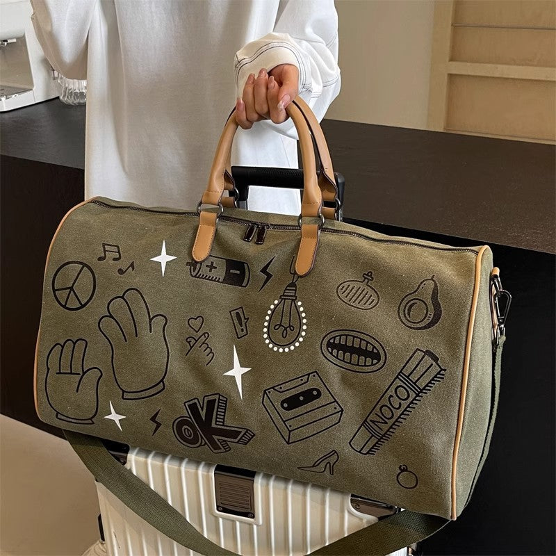 Fun Patterned Weekender Duffle Bag Stornfield