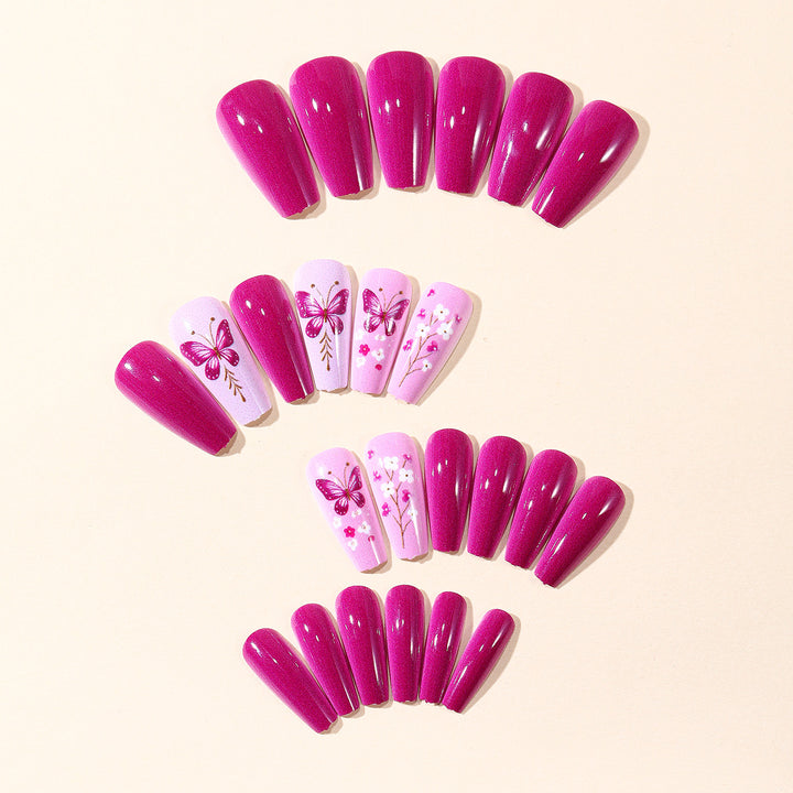 Floral Butterfly Nail Art Set Stornfield
