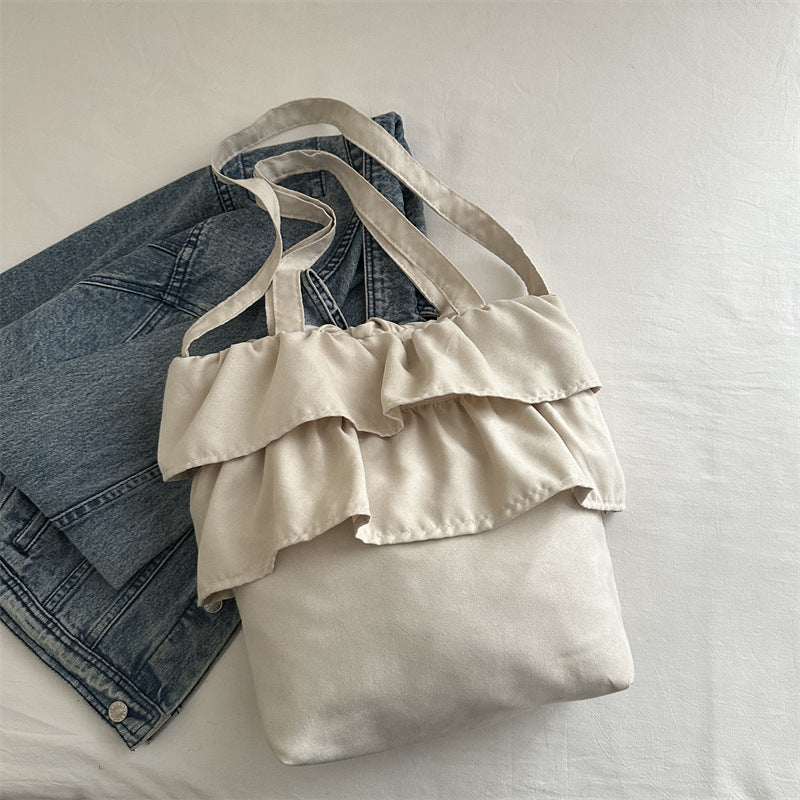 Chic Ruffled Tote Bag Stornfield