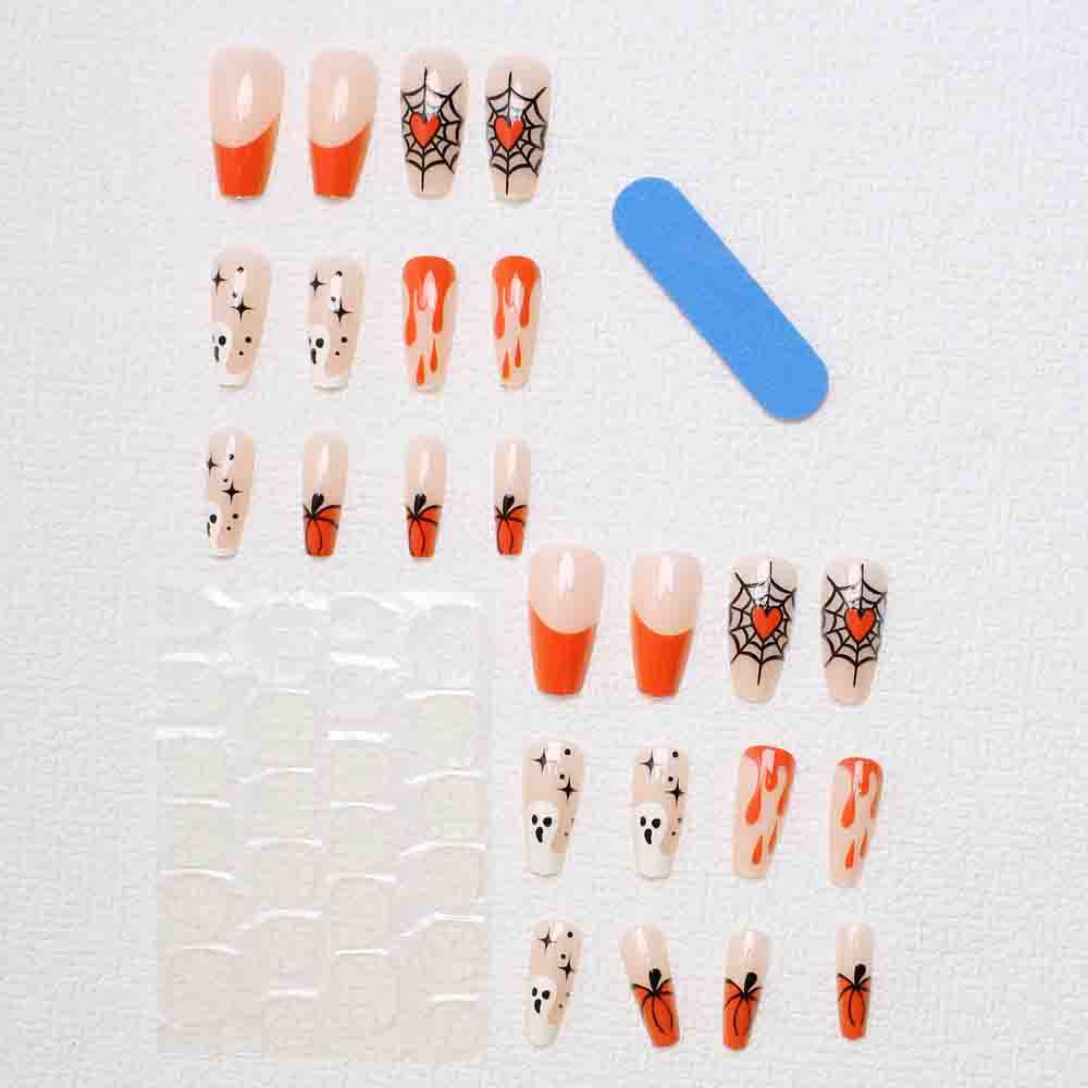 Halloween-Inspired Press-On Nail Art Stornfield