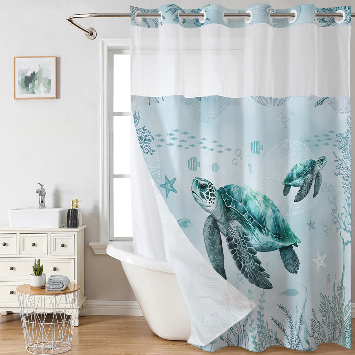 Artistic Floral Shower Curtain Stornfield