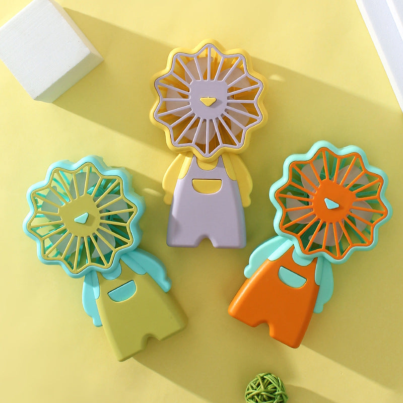 Women Portable Mini-Fan in Cute Flower Design Stornfield