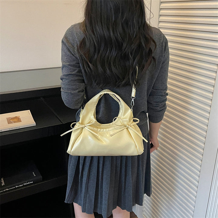 Elegant Faux Leather Mini Backpack